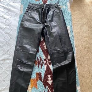 Genuine Leather Pants